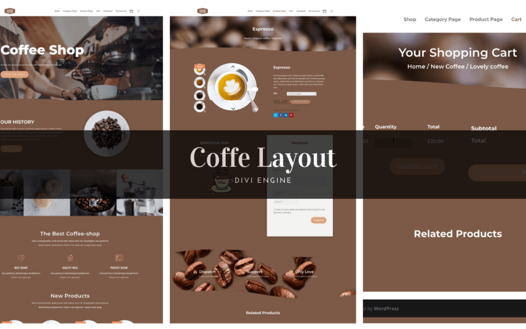 FREE Coffee Shop Layout Pack