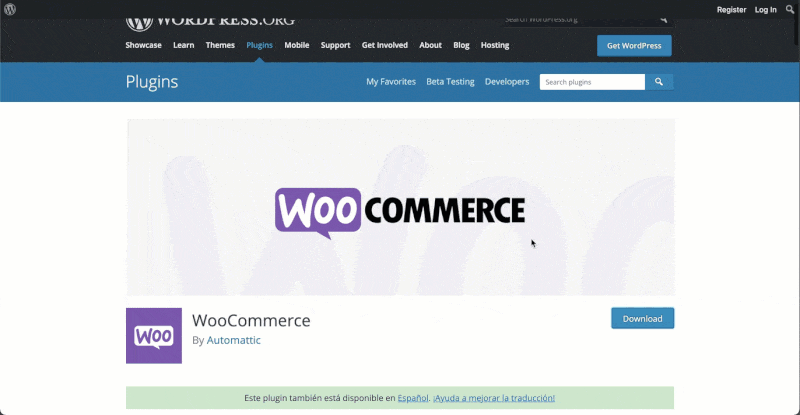 Downloading and Extracting WooCommerce