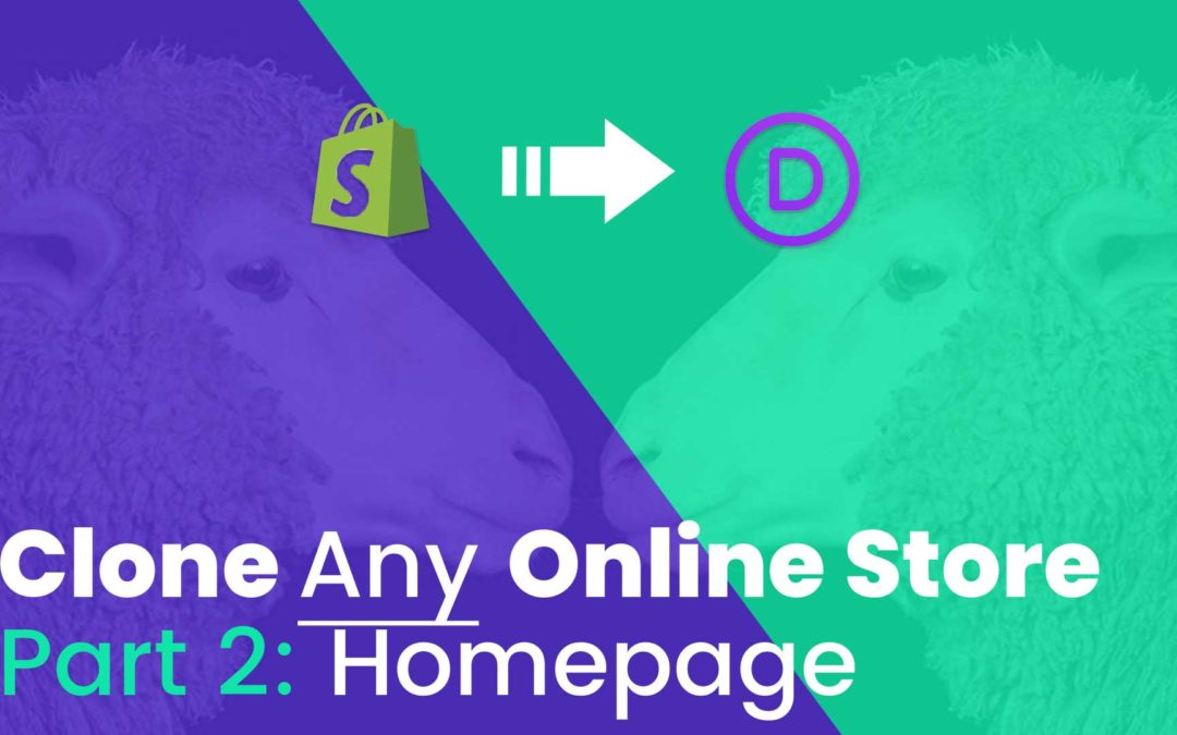 Clone Any Online Store Tutorial Series: Part 2 – Building the Homepage