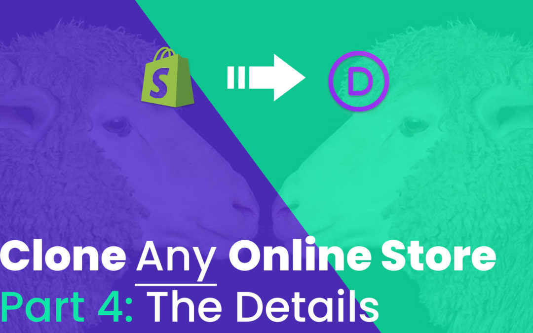 Clone Any Online Store Tutorial Series: Part 4 – The Details