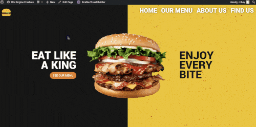 Enabling a Hamburger Menu on Desktop Before