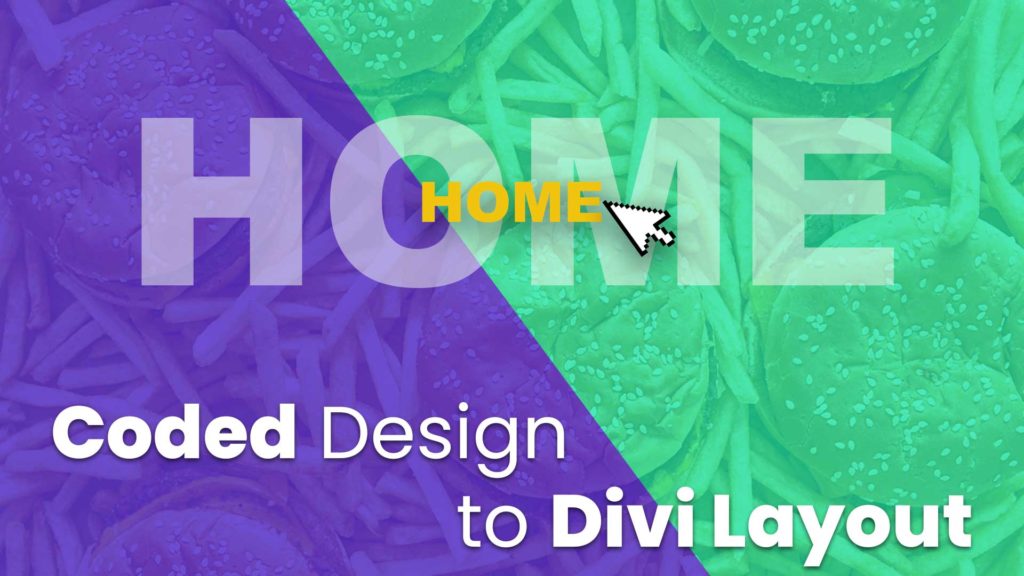 Hand-Coded Design to Divi Layout: Part 3 - Adding the Background Text Hover Effect