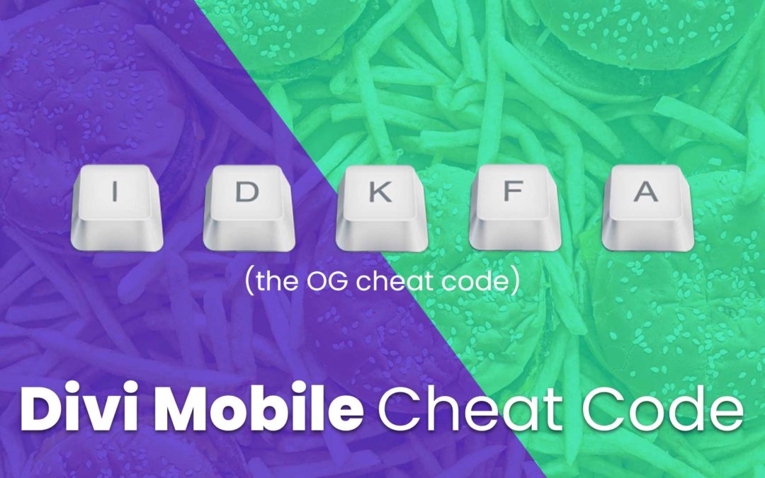 Divi Mobile Cheat Code: Add the Hovered Divi Menu Link as Background Text