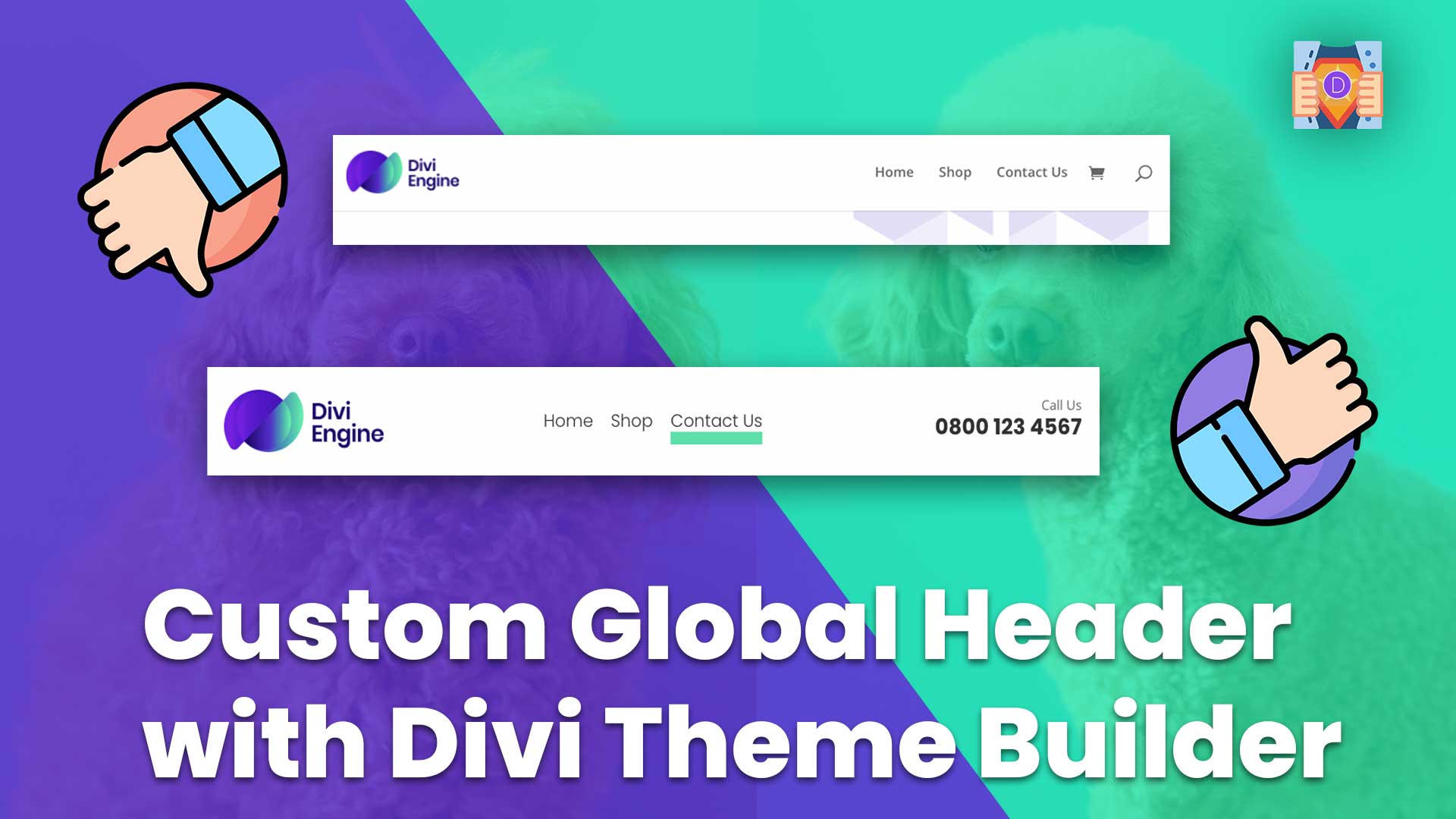 How to Build a Divi Global Header using the Divi Theme Builder