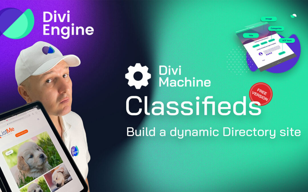 *FREE* Divi Engine Plugin Tutorial Series: Divi Machine Classifieds