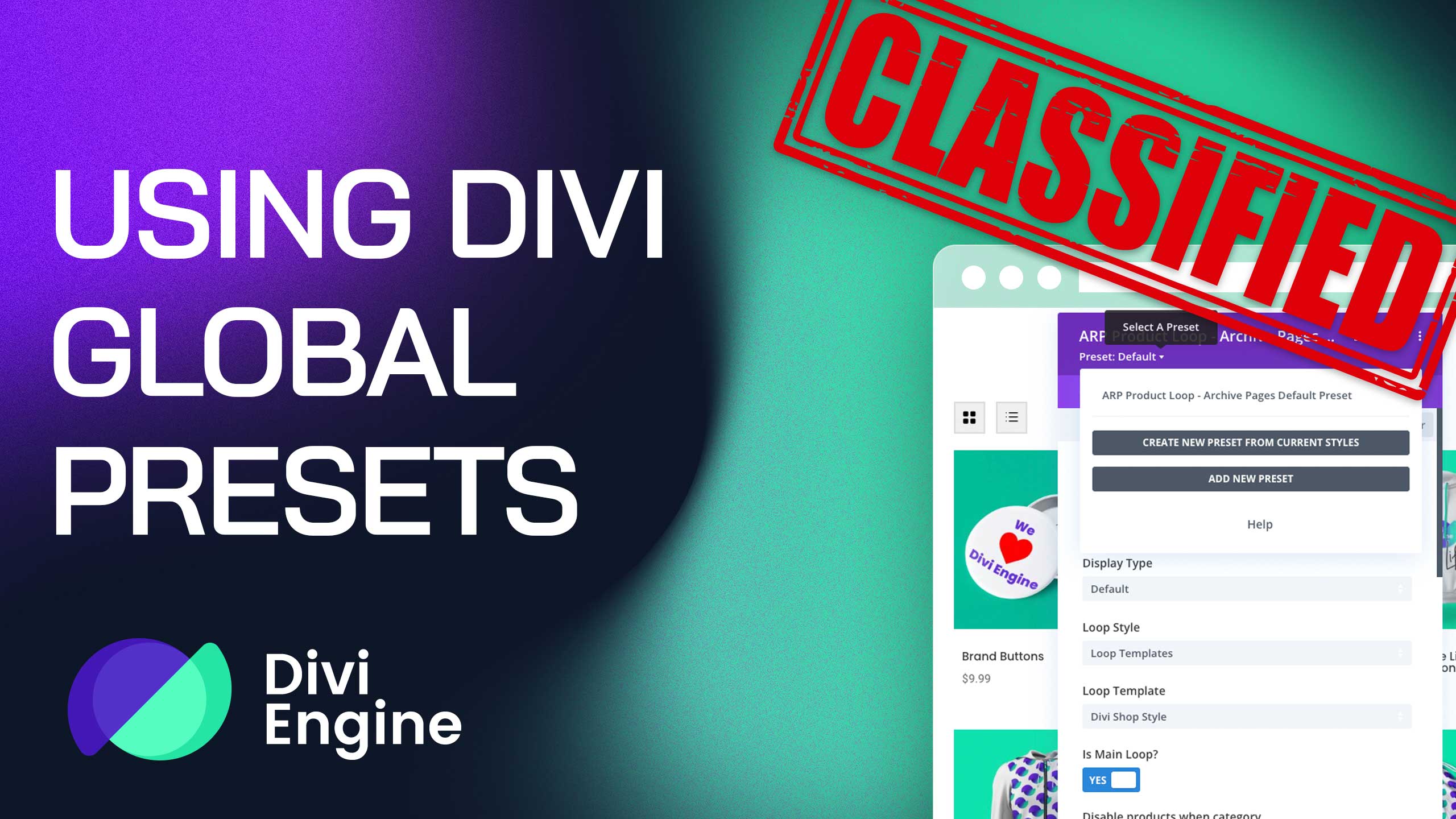 Divi Secret Features Tutorial – Using Divi Global Presets to Streamline Your Divi Web Design Process