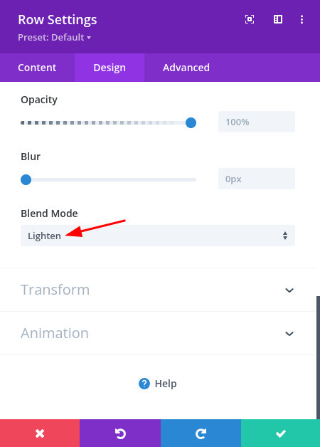 Set Filter Blend Mode to Lighten