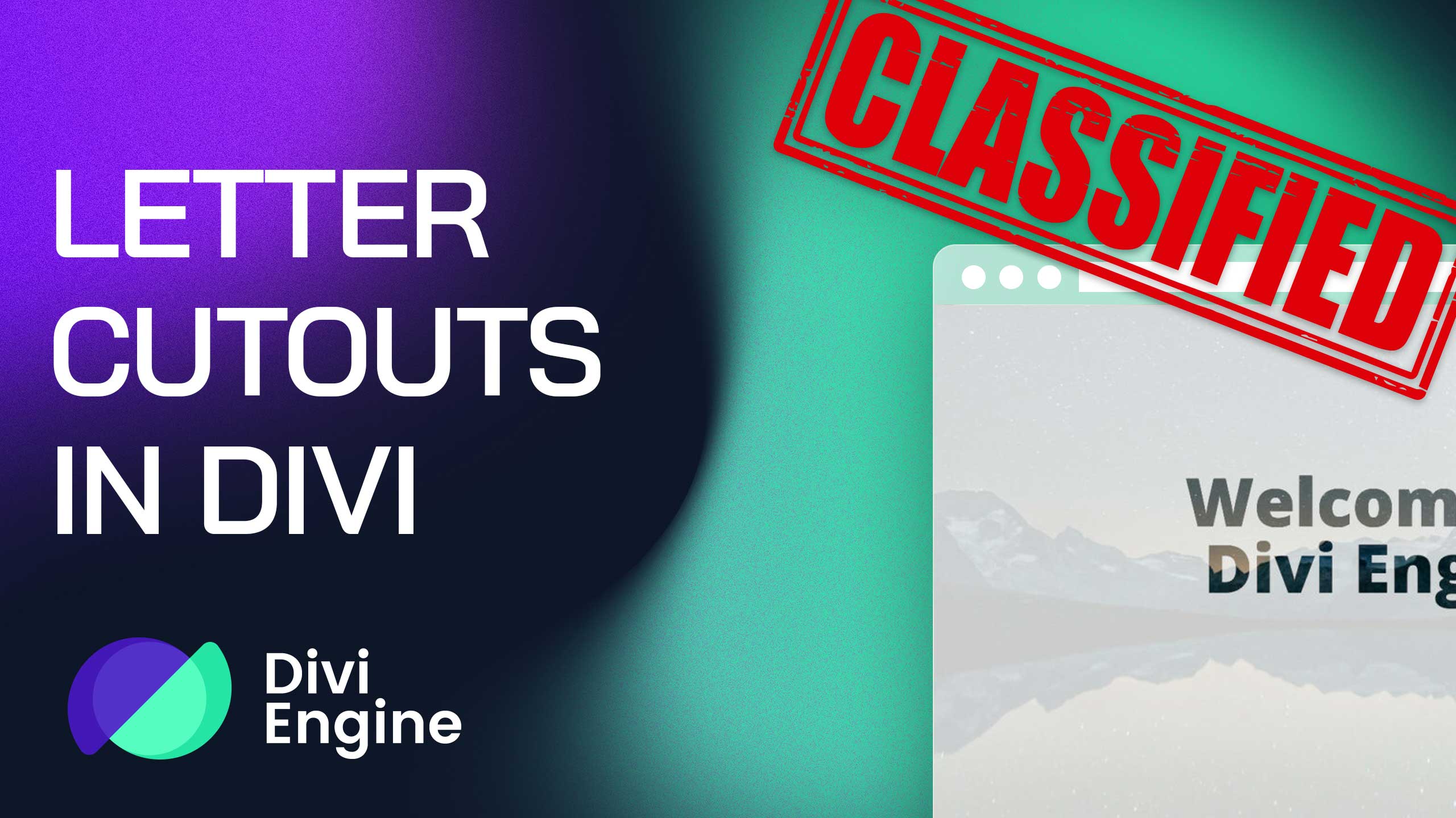 Divi Secret Features Tutorial – Crafting Text Cutout Effects on Backgrounds in Divi