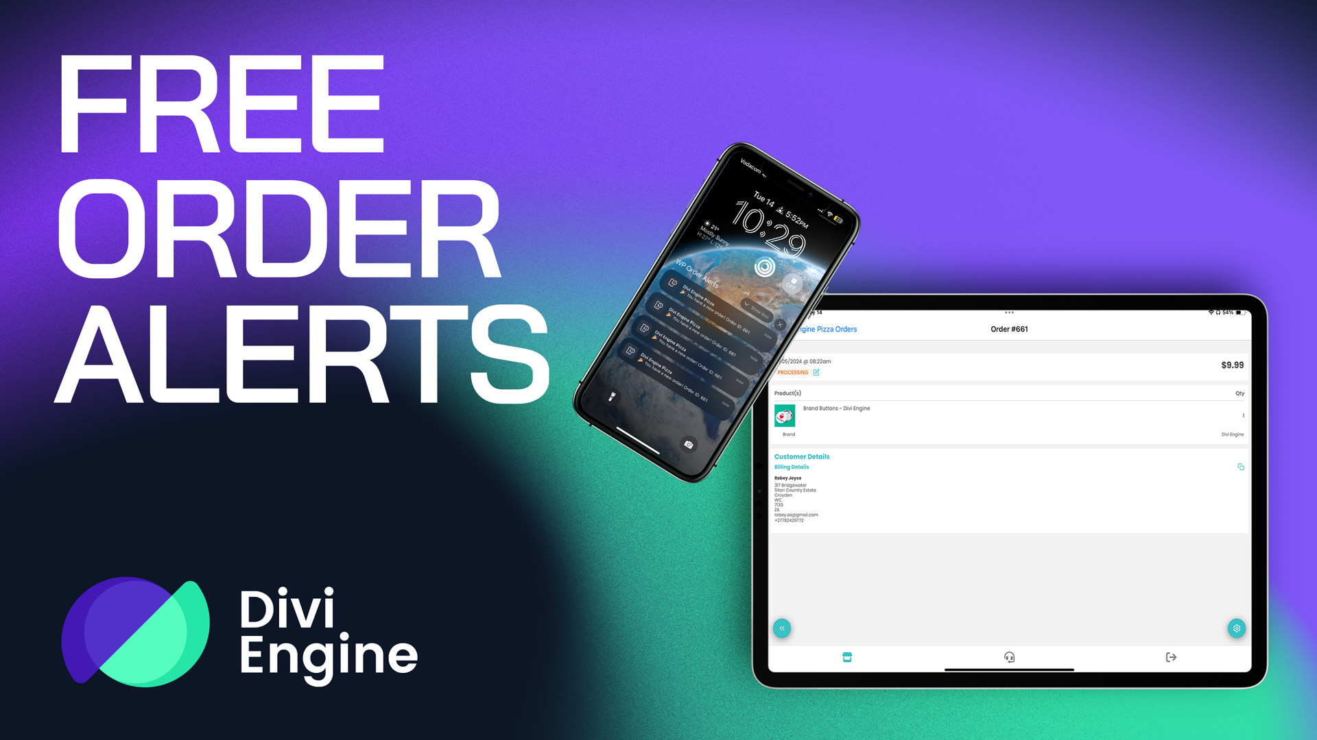 Get Instant Order Alerts on Your Mobile Device with WP Order Alerts for WooCommerce