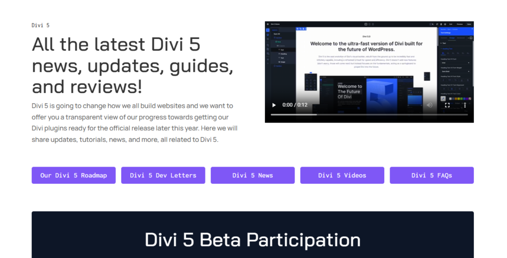 Divi 5 Hub for Divi Engine