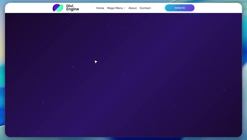 Free Divi 5 Mega Menu layout demo