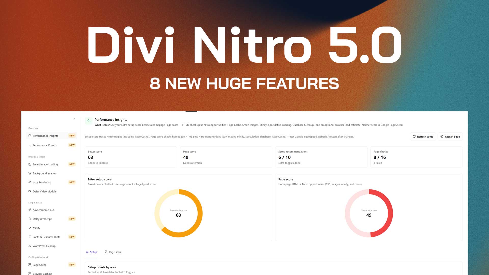 Divi Nitro 5.0: Faster Divi Sites, Built for Divi Engine